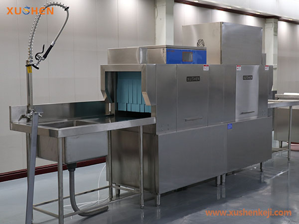 中型洗碗機-學(xué)校食堂商用洗碗機